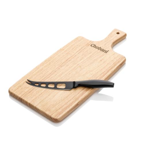 Promotional Products - Housewares - Cutting Boards - Molise Serving Board w/Cheese Knife