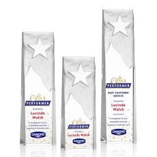Stapleton Star Full Color Rectangle Crystal Award - Crystal Awards