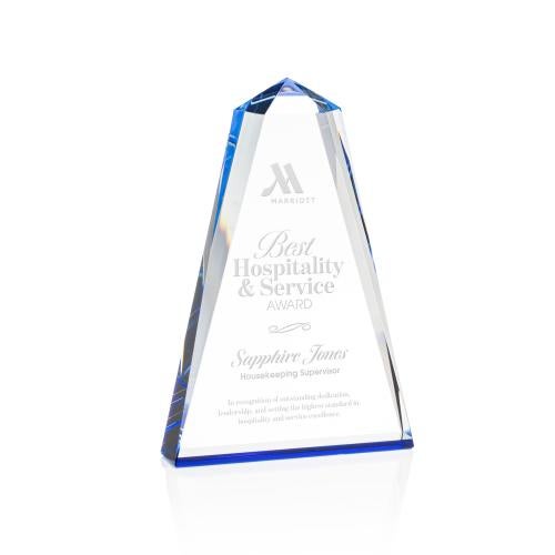 Awards and Trophies - Crystal Awards - Cotswold Pyramid Crystal Award