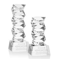 Callucci Clear on Robson Base Towers Crystal Award - Crystal Awards