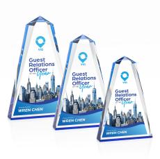 Cotswold Full Color Pyramid Crystal Award - Crystal Awards