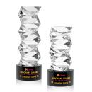 Callucci Full Color Black on Marvel Base Towers Crystal Award