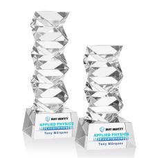 Callucci Full Color Clear on Robson Base Towers Crystal Award - Crystal Awards