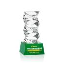 Callucci Full Color Green on Robson Base Towers Crystal Award