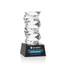 Callucci Full Color Black on Robson Base Towers Crystal Award