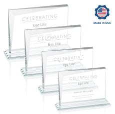 Mirela Rectangle Crystal Award - Crystal Awards