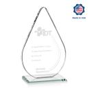Glenhazel Tear Drop Crystal Award