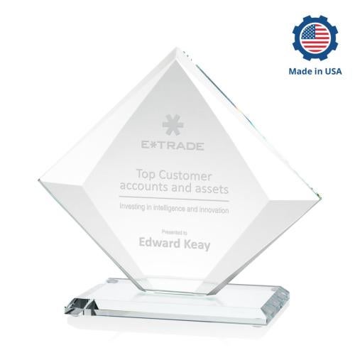 Awards and Trophies - Crystal Awards - Teston Diamond Crystal Award
