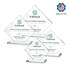 Wellington Full Color Diamond Crystal Award - Crystal Awards