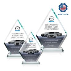 Canton Full Color Diamond Crystal Award - Crystal Awards