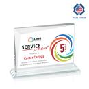 Mirela Full Color Rectangle Crystal Award