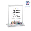 Denison Full Color Rectangle Crystal Award