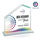 Fairmont Full Color Peaks Crystal Award