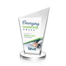 Wiltshire Full Color Clear Peaks Crystal Award