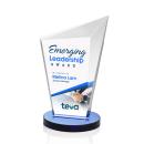 Wiltshire Full Color Blue Peaks Crystal Award