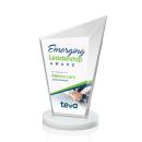 Wiltshire Full Color White Peaks Crystal Award