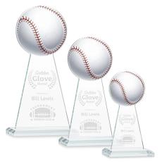 Edenwood Baseball Clear Towers Crystal Award - Awards and Trophies