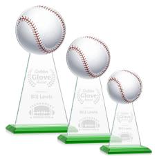 Edenwood Baseball Green Towers Crystal Award - Awards and Trophies