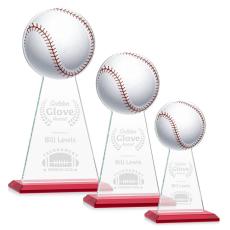Edenwood Baseball Red Towers Crystal Award - Awards and Trophies