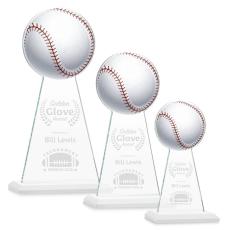 Edenwood Baseball White Towers Crystal Award - Awards and Trophies
