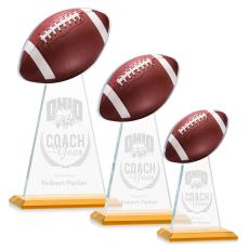 Edenwood Football Amber Towers Crystal Award - Awards and Trophies