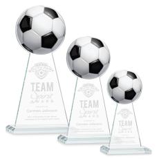 Edenwood Soccer Clear Towers Crystal Award - Crystal Awards