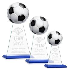 Edenwood Soccer Blue Towers Crystal Award - Awards and Trophies