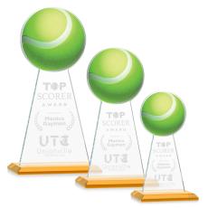 Edenwood Tennis Amber Towers Crystal Award - Awards and Trophies