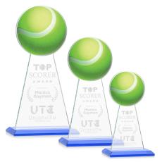 Edenwood Tennis Sky Blue Towers Crystal Award - Awards and Trophies