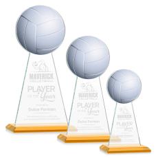 Edenwood Volleyball Amber Towers Crystal Award - Awards and Trophies