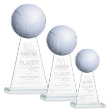 Edenwood Volleyball Clear Towers Crystal Award - Awards and Trophies