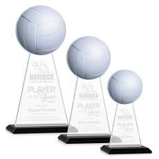 Edenwood Volleyball Black Towers Crystal Award - Awards and Trophies