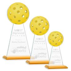 Edenwood Pickleball Amber Towers Crystal Award - Crystal Awards