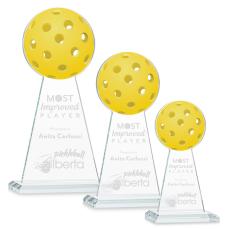 Edenwood Pickleball Clear Towers Crystal Award - Crystal Awards