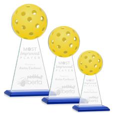 Edenwood Pickleball Blue Towers Crystal Award - Crystal Awards