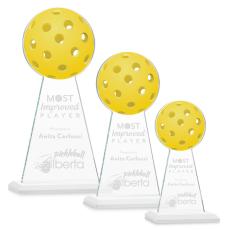 Edenwood Pickleball White Towers Crystal Award - Crystal Awards