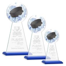 Edenwood Hockey Blue Towers Crystal Award - Crystal Awards