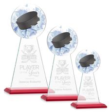 Edenwood Hockey Red Towers Crystal Award - Crystal Awards