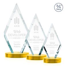 Richmond Gold on Alberton Base Diamond Crystal Award - Awards and Trophies