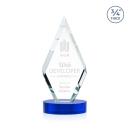 Richmond Blue on Alberton Base Diamond Crystal Award