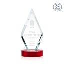 Richmond Red on Alberton Base Diamond Crystal Award