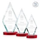 Richmond Red on Alberton Base Diamond Crystal Award