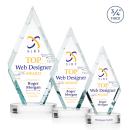 Richmond Full Color Clear on Alberton Base Diamond Crystal Award