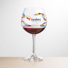 Burlington Burgundy Wine - Full Color - Wine Glasses