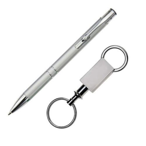 Promotional Products - Writing Instruments - Pen Sets - Clicker Pen/Keyring Gift Set