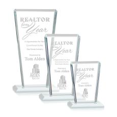 Chatham White Rectangle Crystal Award - Awards and Trophies