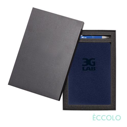 Promotional Products - Journals & Notebooks - Gift Sets - Eccolo® Solo Journal/Clicker Pen Gift Set - (M)
