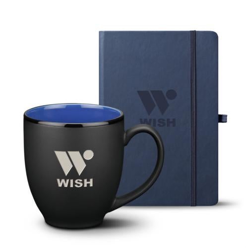 Promotional Products - Journals & Notebooks - Gift Sets - Eccolo® Cool Journal/Dereham Mug Set