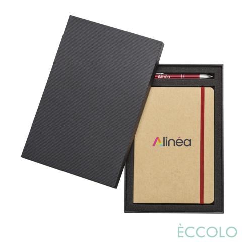 Promotional Products - Journals & Notebooks - Hardcover Journals - Eccolo&reg; Krafty Journal/Clicker Pen Gift Set
