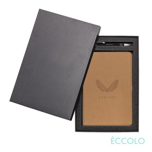 Promotional Products - Journals & Notebooks - Gift Sets - Eccolo® Two Step Journal/Venino Pen Gift Set - (M) 